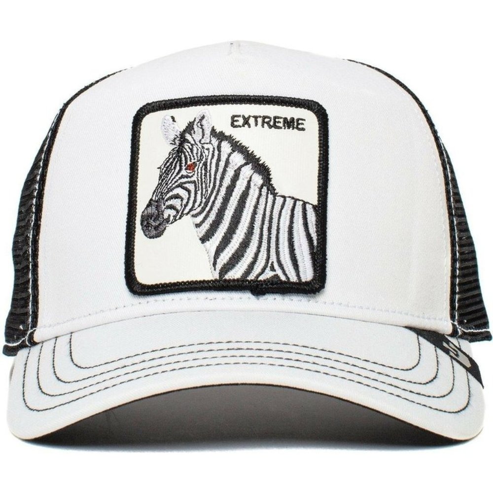 Goorin Bros The Farm Trucker Hat Collection Zebra Extreme Black White